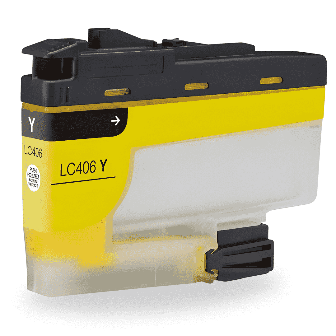 Compatible Brother LC406Y Standard Yield Yellow Ink Cartridge